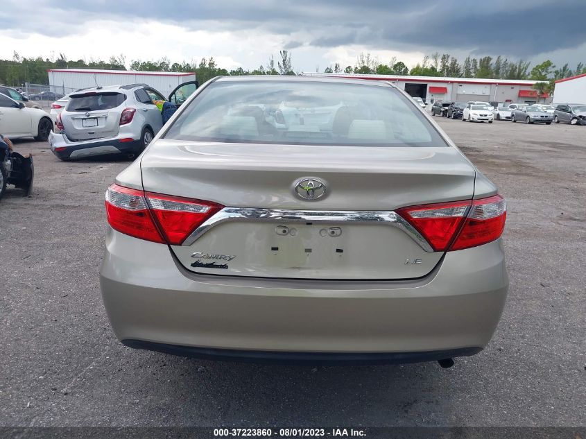2016 TOYOTA CAMRY LE/XLE/SE/XSE - 4T1BF1FK2GU540941