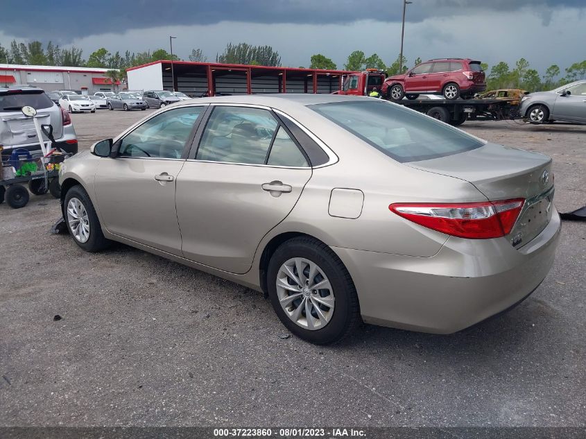 2016 TOYOTA CAMRY LE/XLE/SE/XSE - 4T1BF1FK2GU540941
