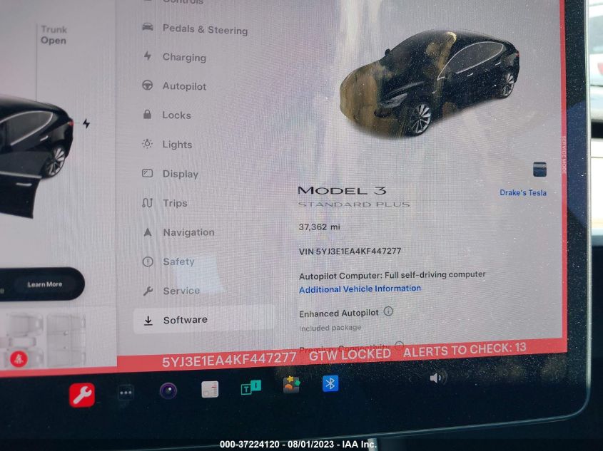 2019 TESLA MODEL 3 RANGE - 5YJ3E1EA4KF447277