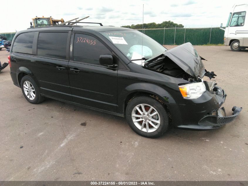 Lot #2541533138 2014 DODGE GRAND CARAVAN SXT salvage car