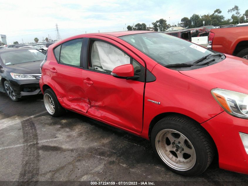 2016 TOYOTA PRIUS C ONE/TWO/THREE/FOUR - JTDKDTB32G1123812