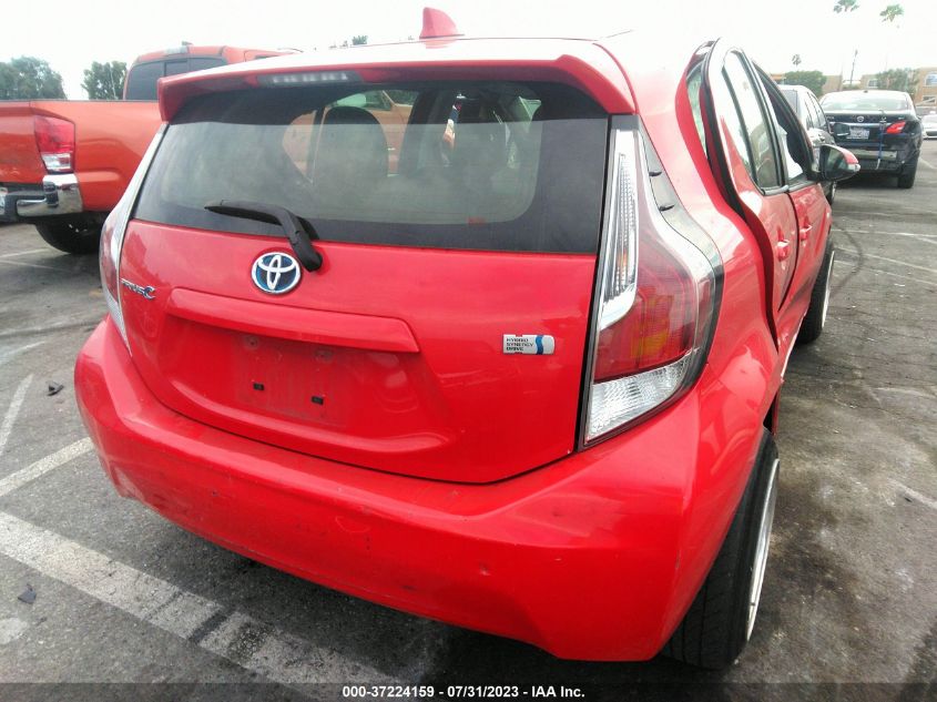 2016 TOYOTA PRIUS C ONE/TWO/THREE/FOUR - JTDKDTB32G1123812