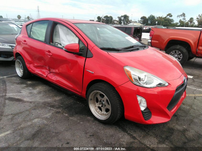 2016 TOYOTA PRIUS C ONE/TWO/THREE/FOUR - JTDKDTB32G1123812