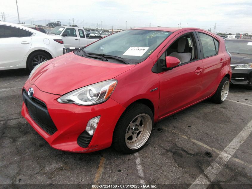 2016 TOYOTA PRIUS C ONE/TWO/THREE/FOUR - JTDKDTB32G1123812