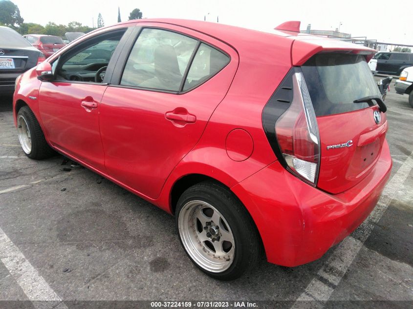 2016 TOYOTA PRIUS C ONE/TWO/THREE/FOUR - JTDKDTB32G1123812