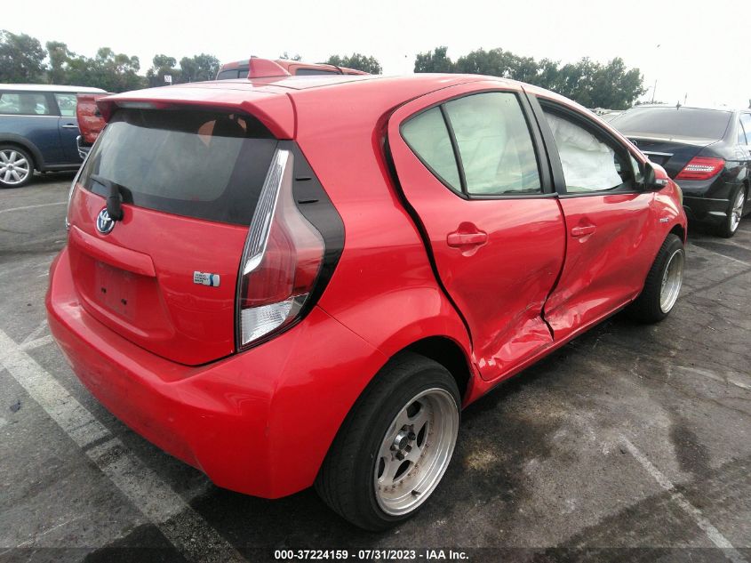 2016 TOYOTA PRIUS C ONE/TWO/THREE/FOUR - JTDKDTB32G1123812
