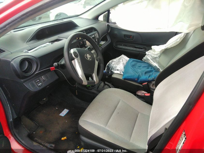 2016 TOYOTA PRIUS C ONE/TWO/THREE/FOUR - JTDKDTB32G1123812