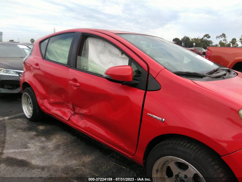 2016 TOYOTA PRIUS C ONE/TWO/THREE/FOUR - JTDKDTB32G1123812
