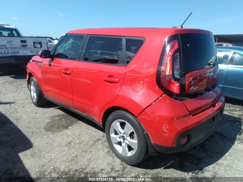 2019 KIA SOUL BASE - KNDJN2A29K7663417