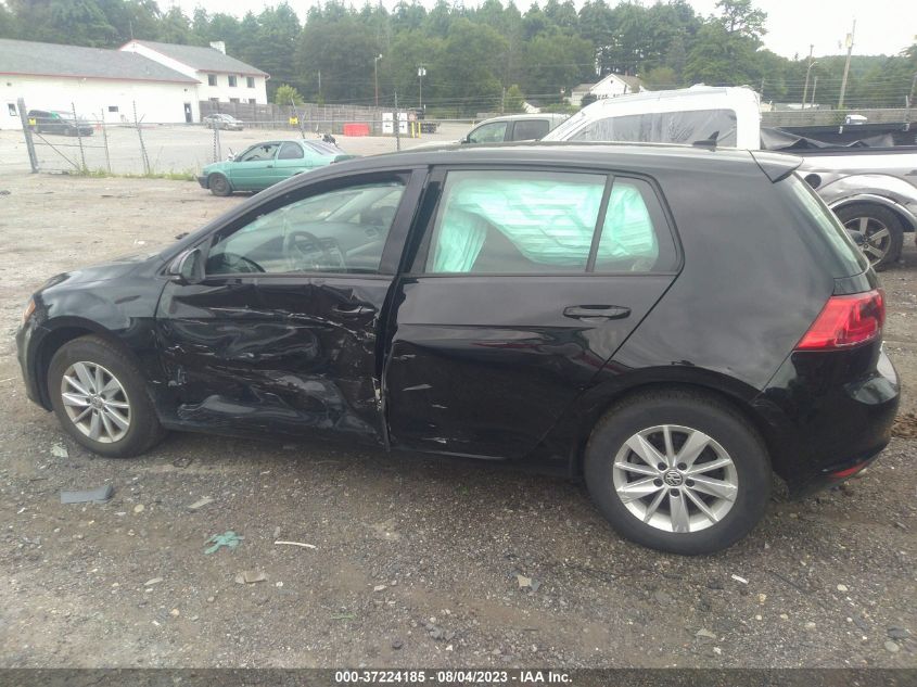 2017 VOLKSWAGEN GOLF S - 3VW217AU7HM010949