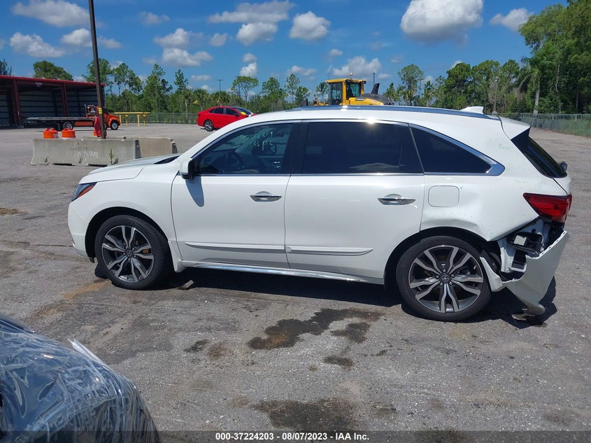 VIN 5J8YD4H89LL020339 2020 ACURA MDX W/ADVANCE PKG