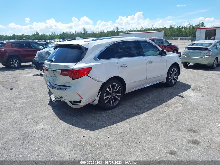 VIN 5J8YD4H89LL020339 2020 ACURA MDX W/ADVANCE PKG