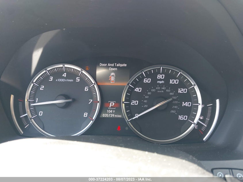 VIN 5J8YD4H89LL020339 2020 ACURA MDX W/ADVANCE PKG