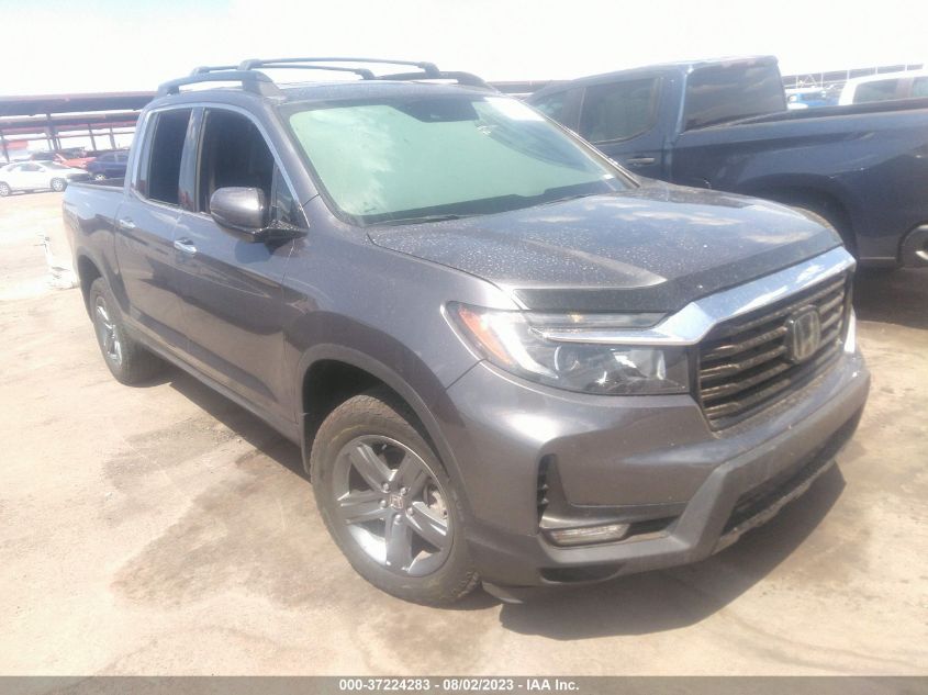 2021 HONDA RIDGELINE RTL-E - 5FPYK3F76MB011733