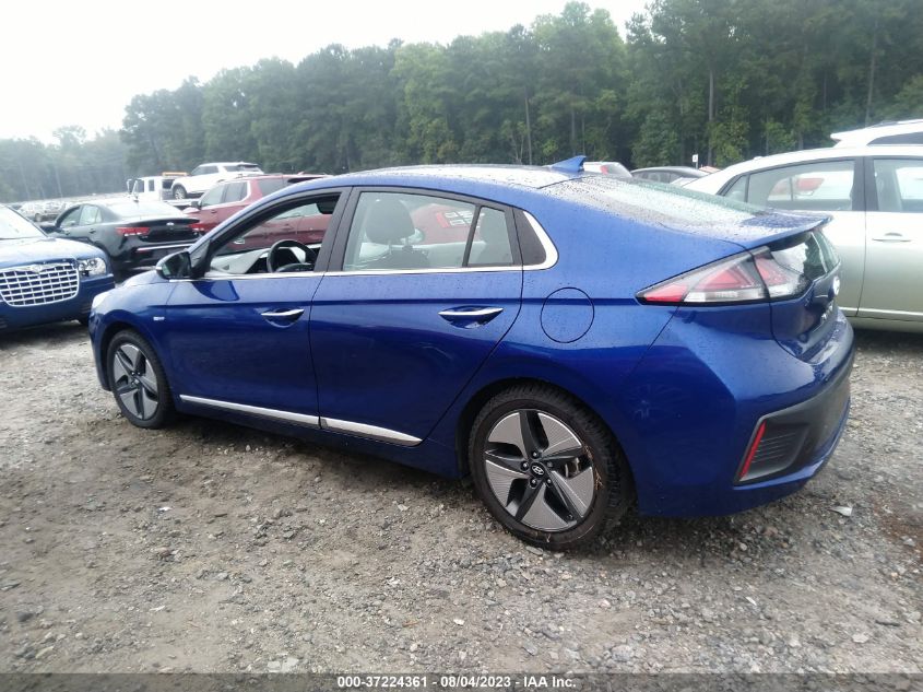 2020 HYUNDAI IONIQ HYBRID LIMITED - KMHC05LCXLU201607