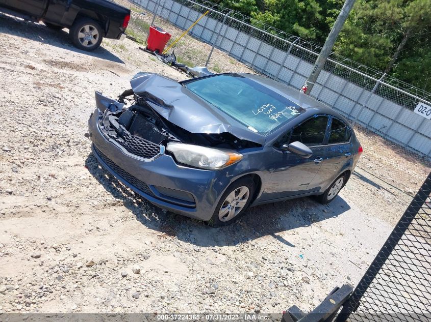 2016 KIA FORTE LX - KNAFK4A69G5612304