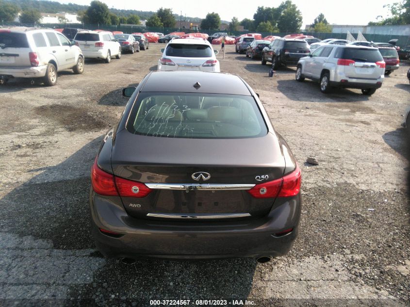 2015 INFINITI Q50 PREMIUM/SPORT - JN1BV7AR0FM417610