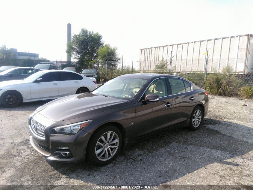 2015 INFINITI Q50 PREMIUM/SPORT - JN1BV7AR0FM417610