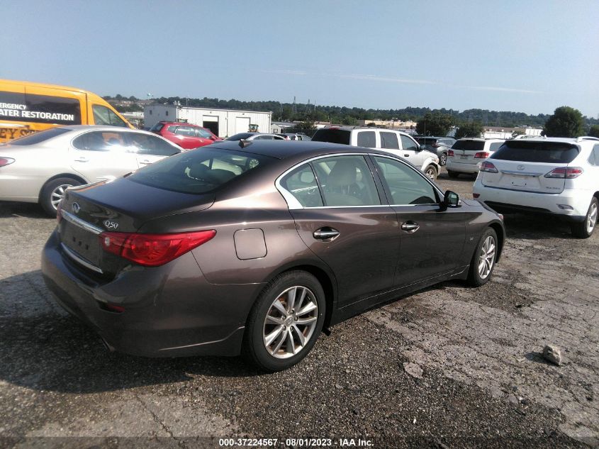 2015 INFINITI Q50 PREMIUM/SPORT - JN1BV7AR0FM417610