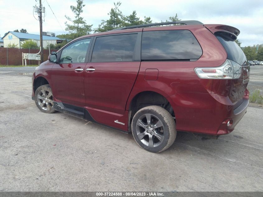 5TDXK3DCXES456588 2014 TOYOTA SIENNA, photo no. 3