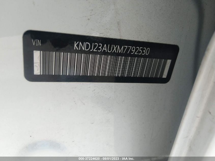 KNDJ23AUXM7792530 Kia Soul S 9