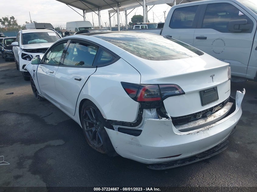 VIN 5YJ3E1EB2MF034169 2021 TESLA MODEL 3