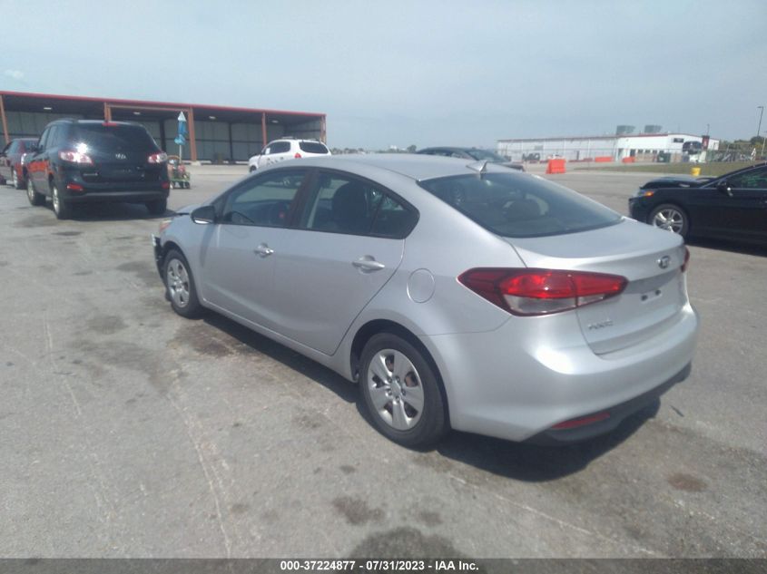 2017 KIA FORTE LX - 3KPFK4A73HE026554
