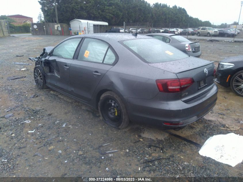 2016 VOLKSWAGEN JETTA SEDAN 1.8T SPORT - 3VWD17AJ7GM395121