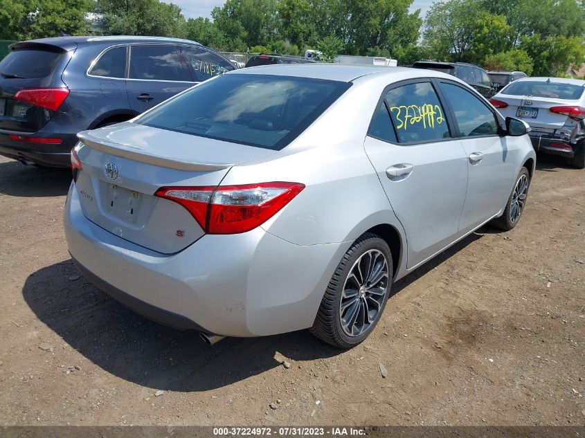 2016 TOYOTA COROLLA S - 5YFBURHE0GP480512