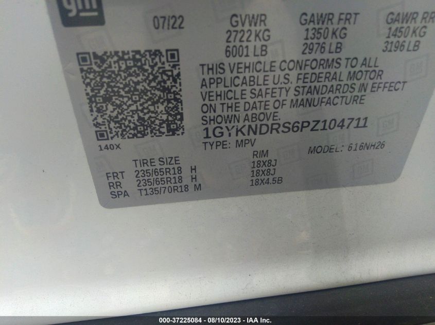 2023 CADILLAC XT5 AWD PREMIUM LUXURY - 1GYKNDRS6PZ104711