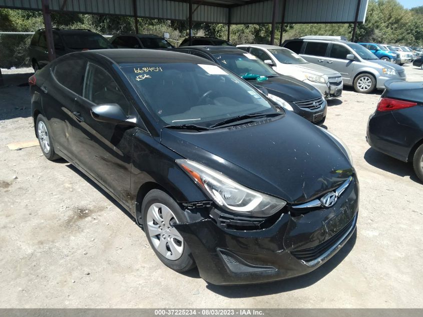 2016 HYUNDAI ELANTRA SE - 5NPDH4AE0GH668454