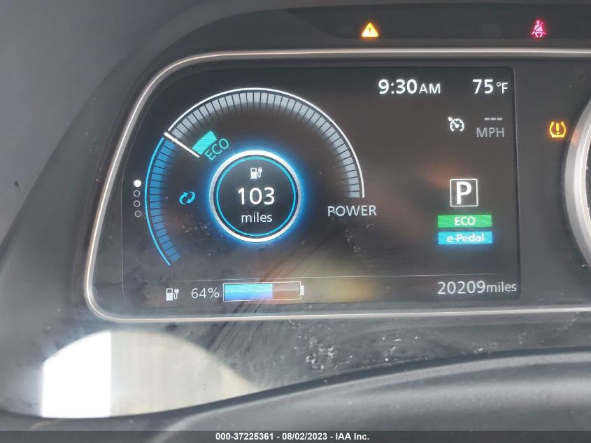 2020 NISSAN LEAF S - 1N4AZ1BPXLC310787