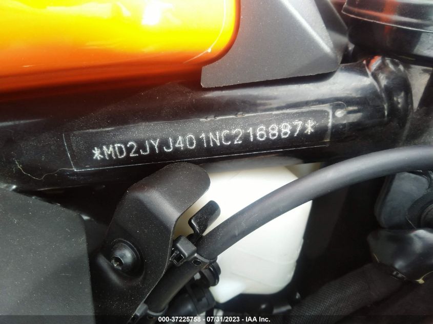 2022 KTM 390 RC MD2JYJ401NC216887