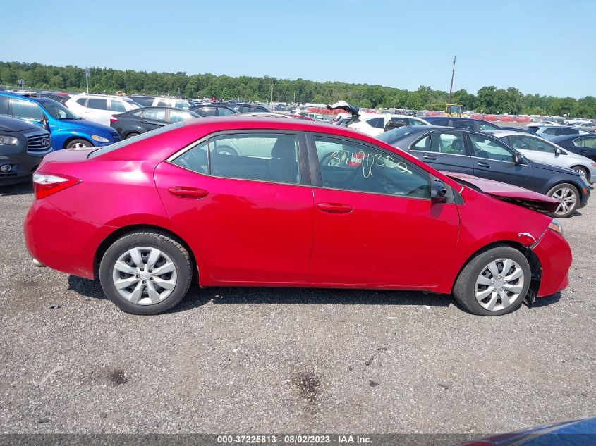 2014 TOYOTA COROLLA L/LE/S/S PLUS/LE PLUS - 2T1BURHE1EC209309