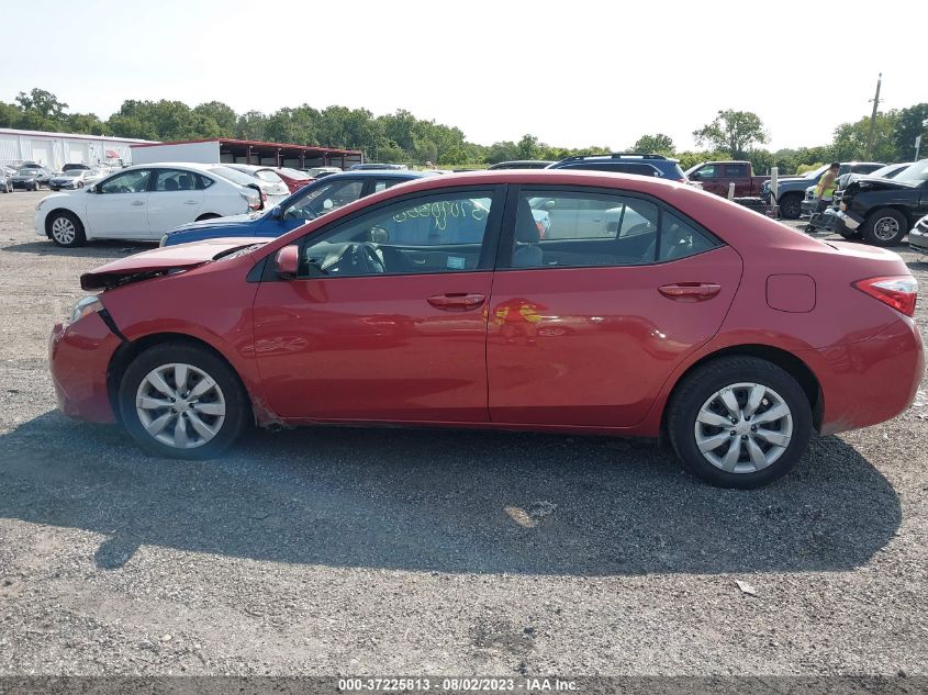 2014 TOYOTA COROLLA L/LE/S/S PLUS/LE PLUS - 2T1BURHE1EC209309
