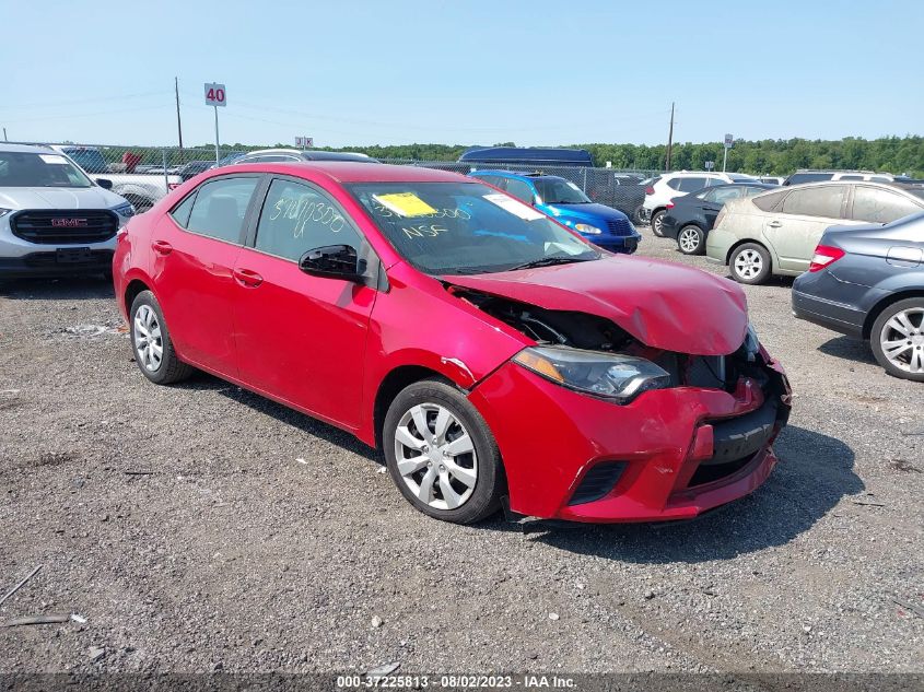 2014 TOYOTA COROLLA L/LE/S/S PLUS/LE PLUS - 2T1BURHE1EC209309