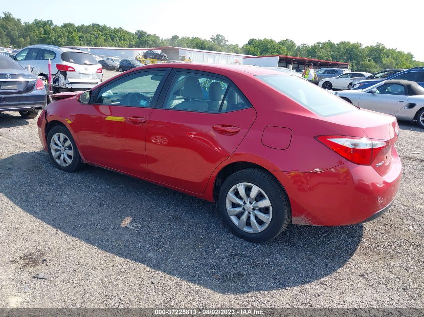 2014 TOYOTA COROLLA L/LE/S/S PLUS/LE PLUS - 2T1BURHE1EC209309