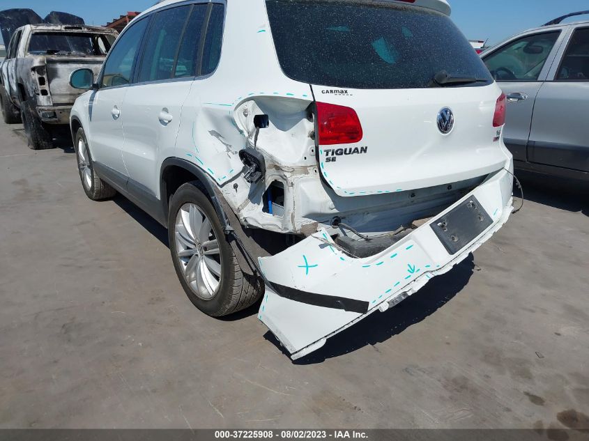 2016 VOLKSWAGEN TIGUAN SE - WVGBV7AX3GW592883