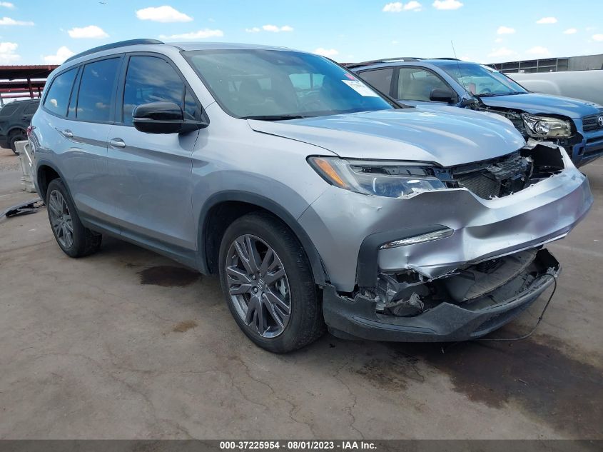 5FNYF6H33NB031917 HONDA PILOT SPORT 2022