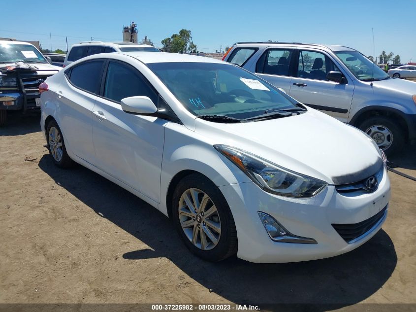 2016 HYUNDAI ELANTRA SE - 5NPDH4AEXGH706918