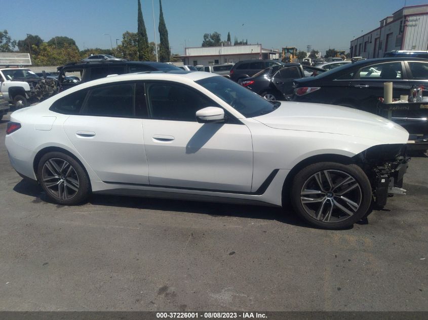 2022 BMW 4 SERIES 430I - WBA63AV00NFM92787