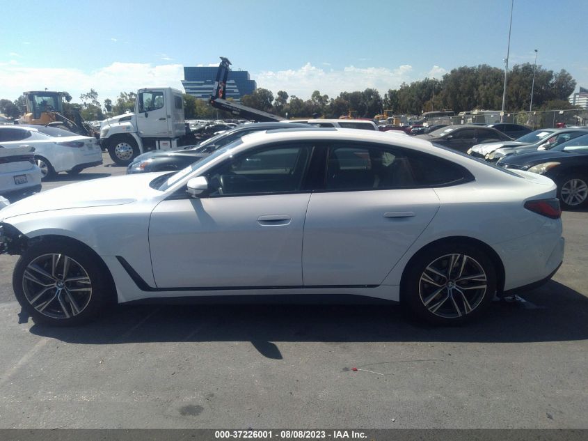 2022 BMW 4 SERIES 430I - WBA63AV00NFM92787