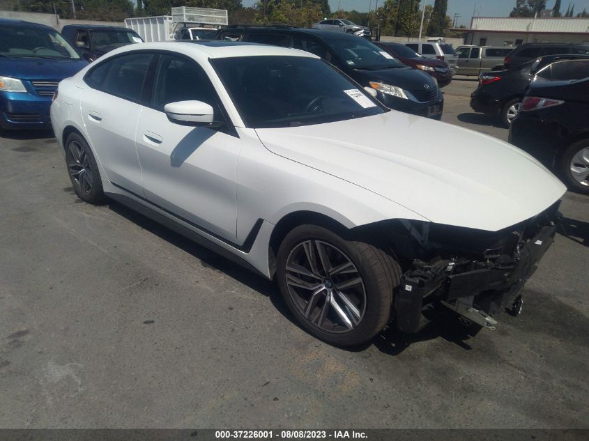 2022 BMW 4 SERIES 430I - WBA63AV00NFM92787