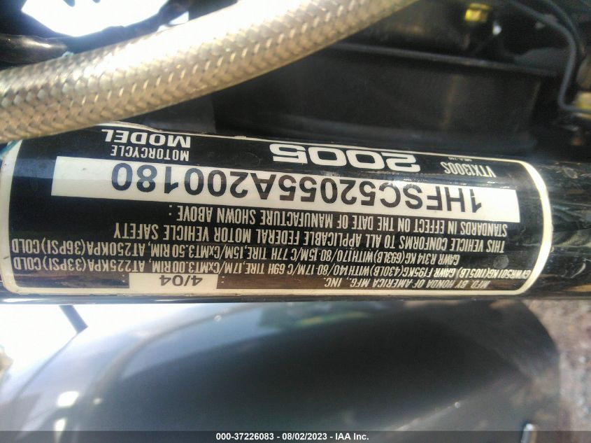2005 HONDA VT1300 S 1HFSC52055A200180