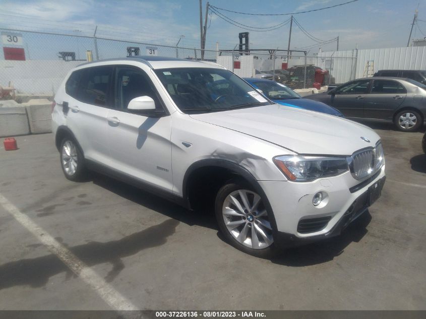 2017 BMW X3 SDRIVE28I - 5UXWZ7C39H0V92071