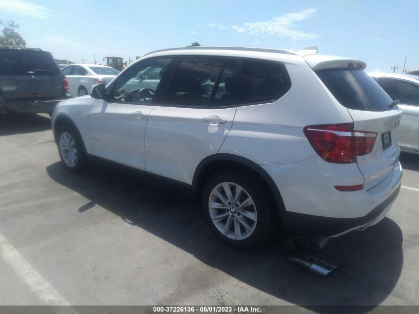 2017 BMW X3 SDRIVE28I - 5UXWZ7C39H0V92071