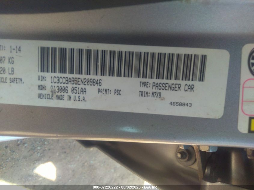 2014 CHRYSLER 200 LX - 1C3CCBAB5EN209846