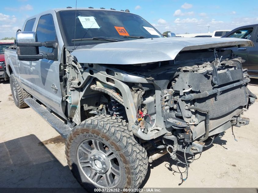 2015 FORD SUPER DUTY F-250 SRW LARIAT/PLATINUM - 1FT7W2BT4FEC09219