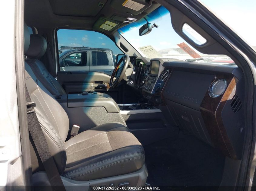 2015 FORD SUPER DUTY F-250 SRW LARIAT/PLATINUM - 1FT7W2BT4FEC09219