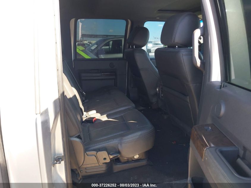 2015 FORD SUPER DUTY F-250 SRW LARIAT/PLATINUM - 1FT7W2BT4FEC09219